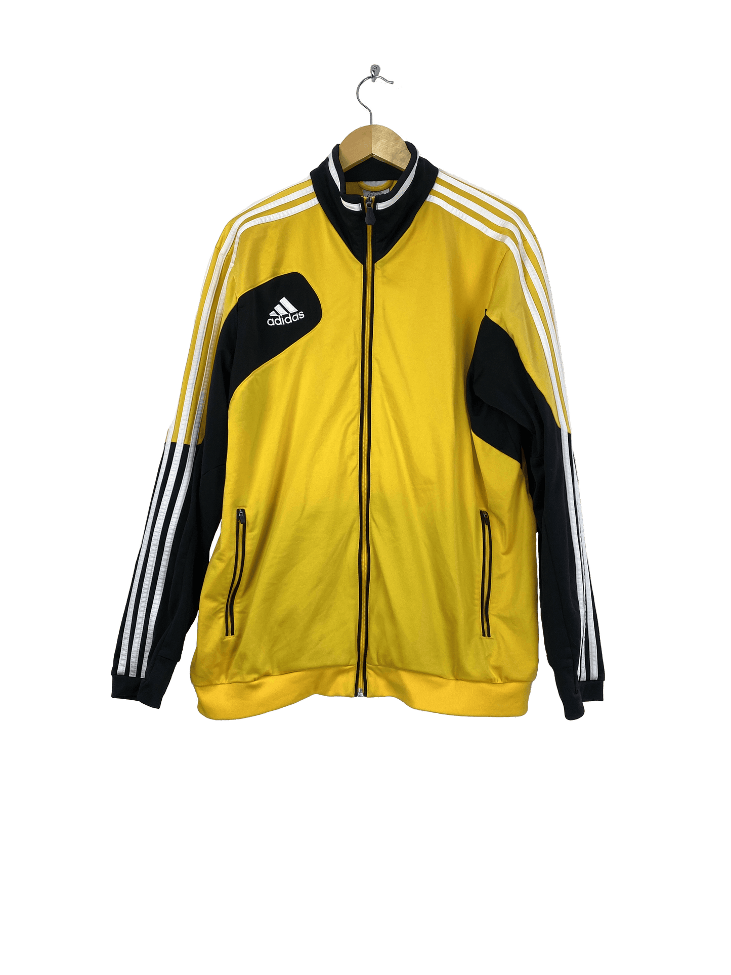 Adidas trainingsjasje geel - vintageskipakkennl