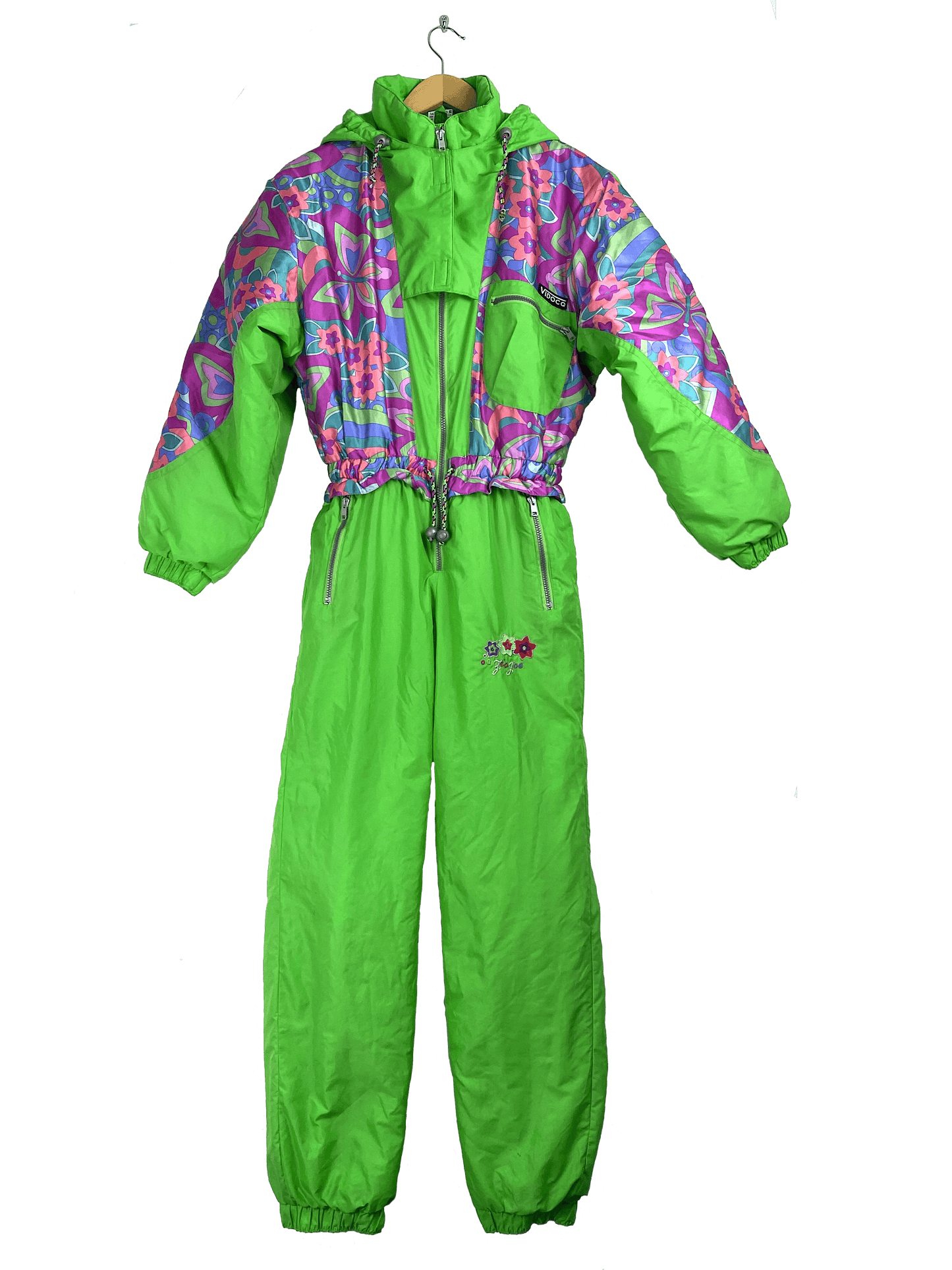 Biting retro 80's skipak flowerpower - vintageskipakkennl