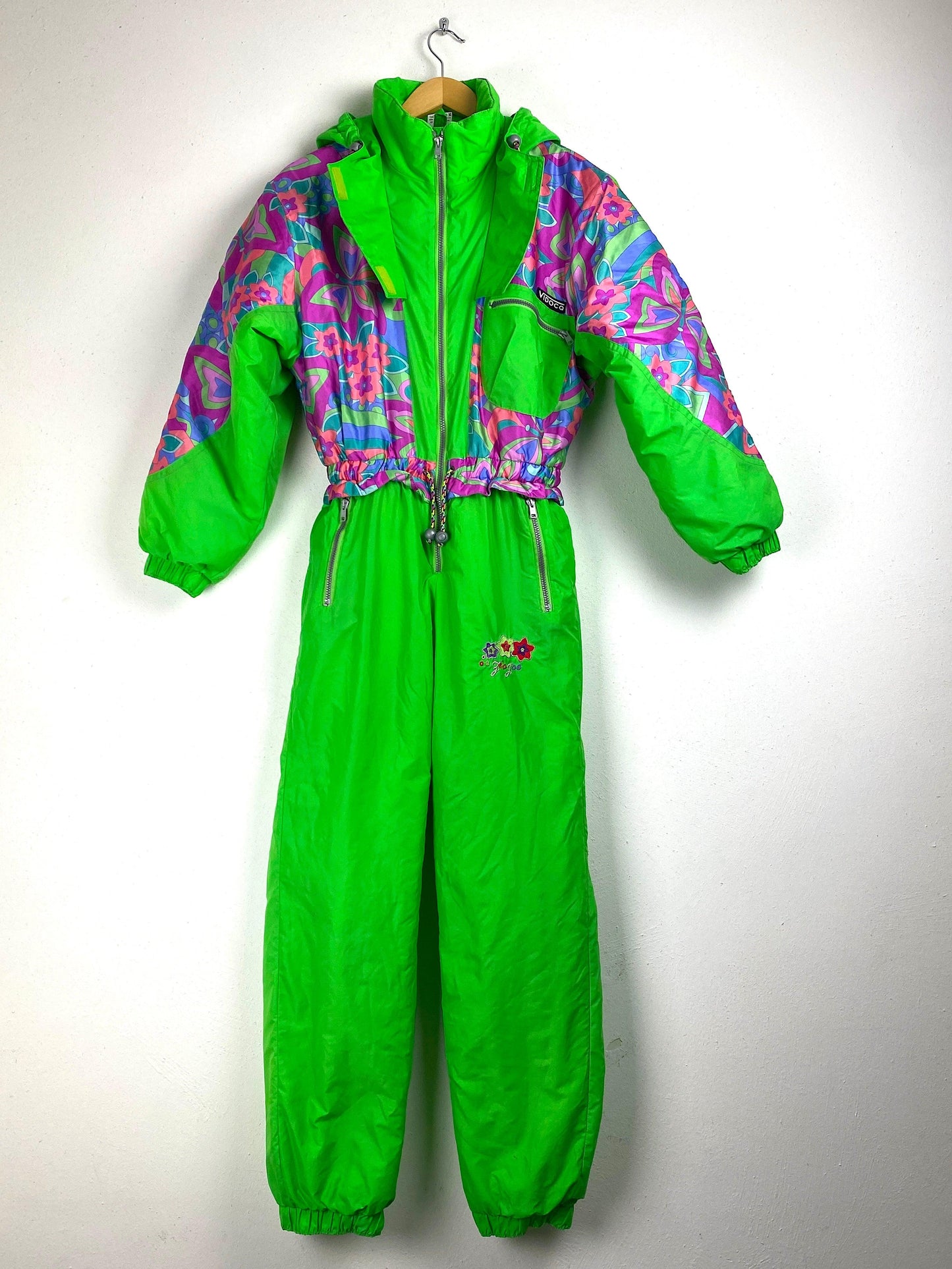 Biting retro 80's skipak flowerpower - vintageskipakkennl