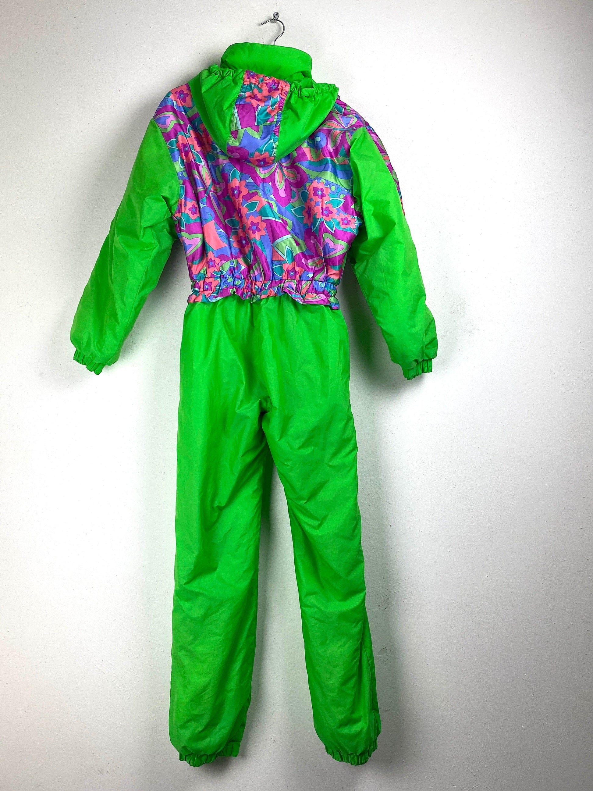 Biting retro 80's skipak flowerpower - vintageskipakkennl