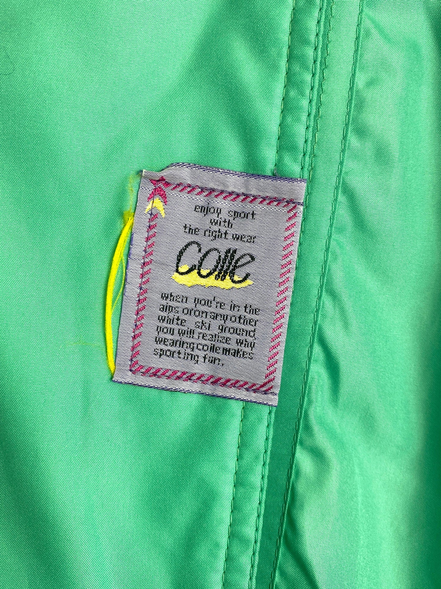 Colle retro skipak zeegroen