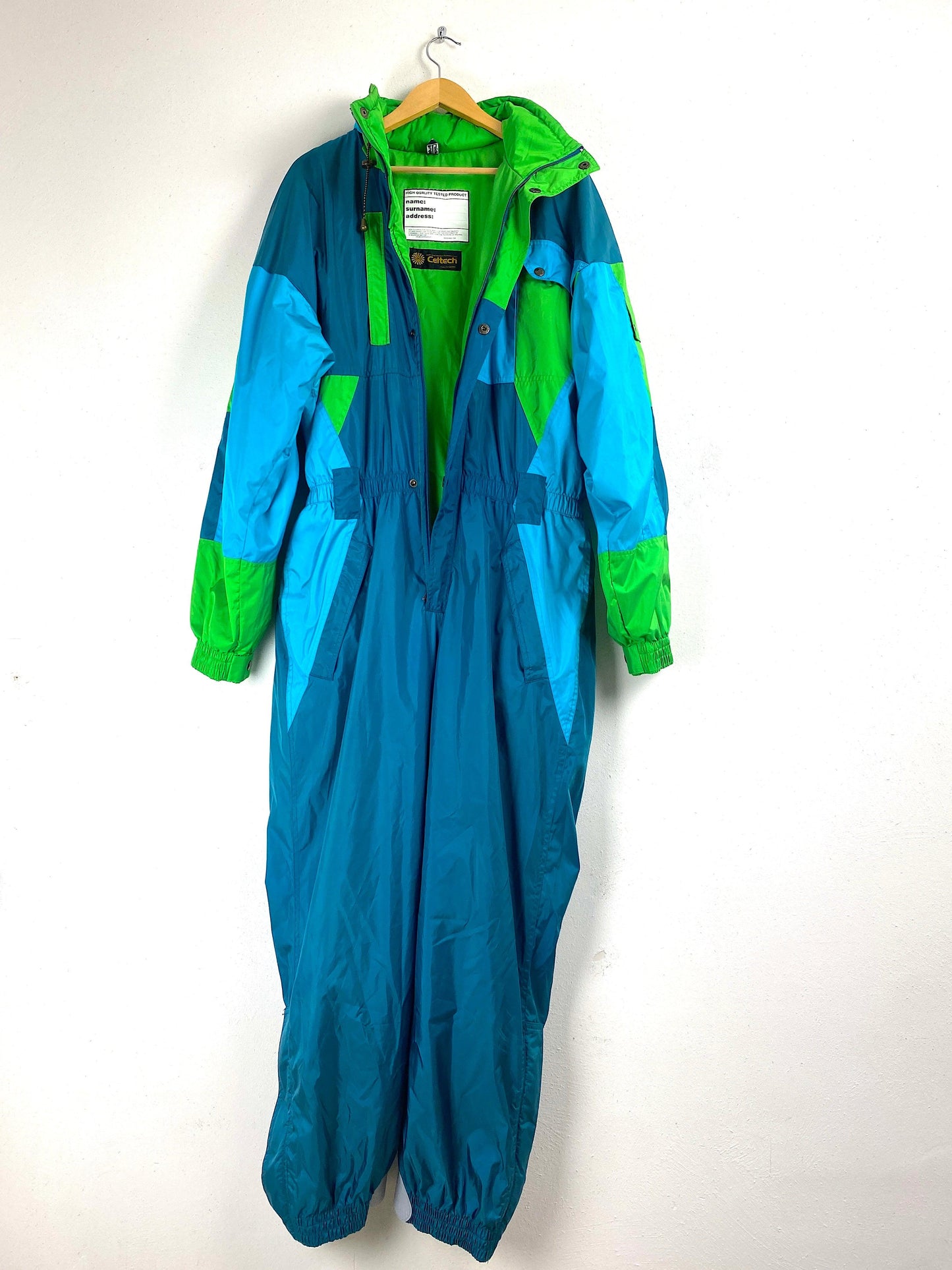 Dubin skipak blauw groen - vintageskipakkennl