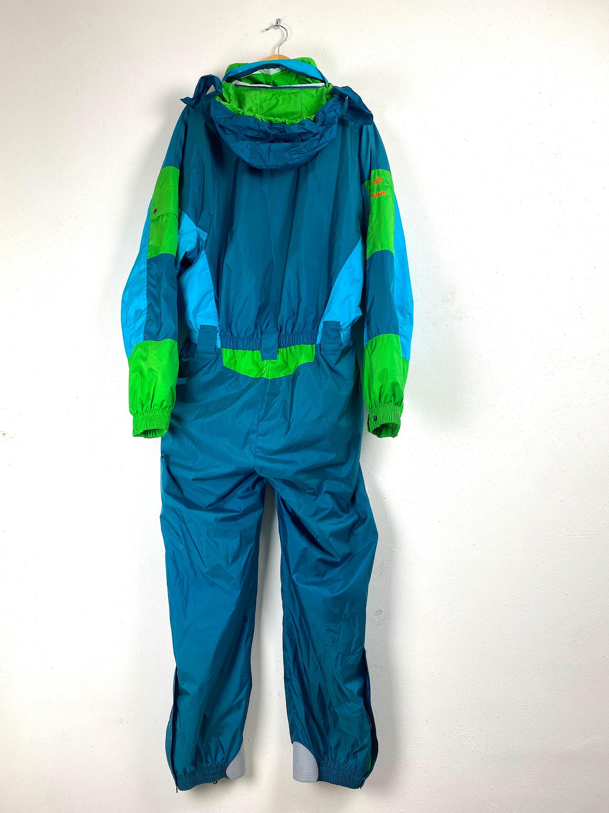 Dubin skipak blauw groen - vintageskipakkennl