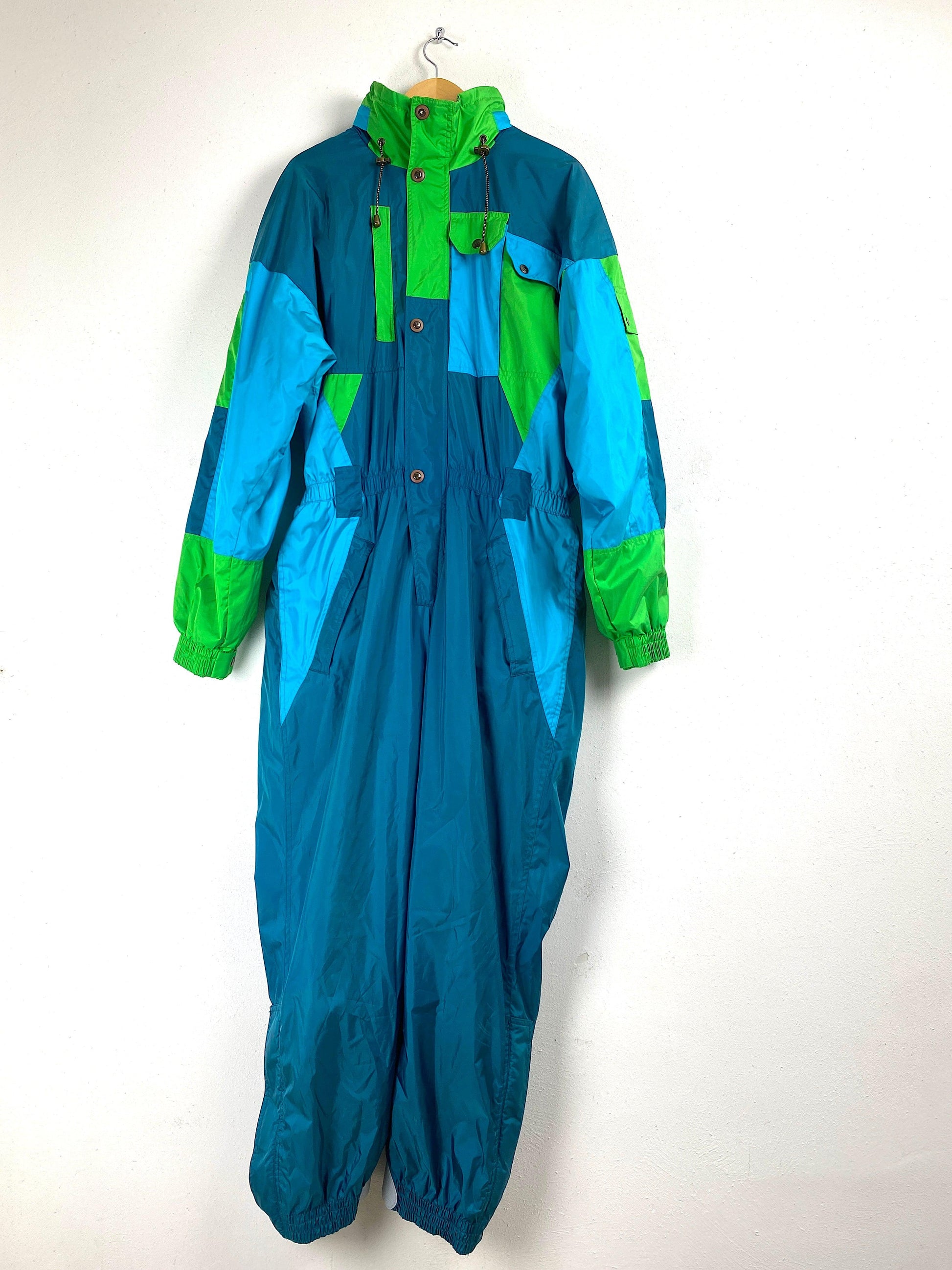 Dubin skipak blauw groen - vintageskipakkennl