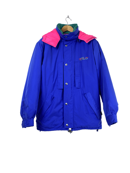 FILA Magic Line 90's winterjas blauw - vintageskipakkennl