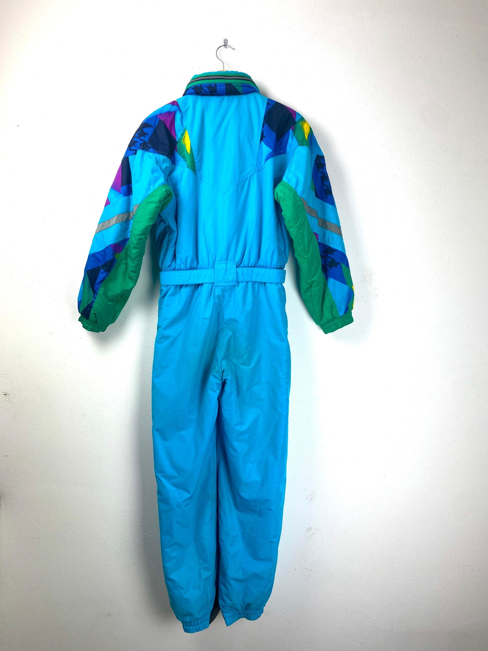 FILA team Italia 90's skipak blauw geel - vintageskipakkennl