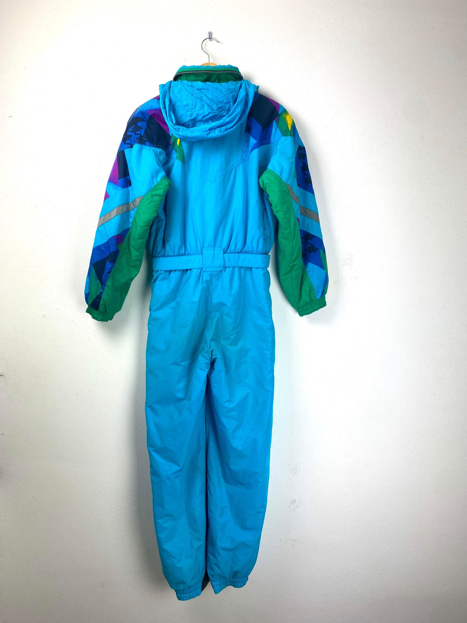 FILA team Italia 90's skipak blauw geel - vintageskipakkennl