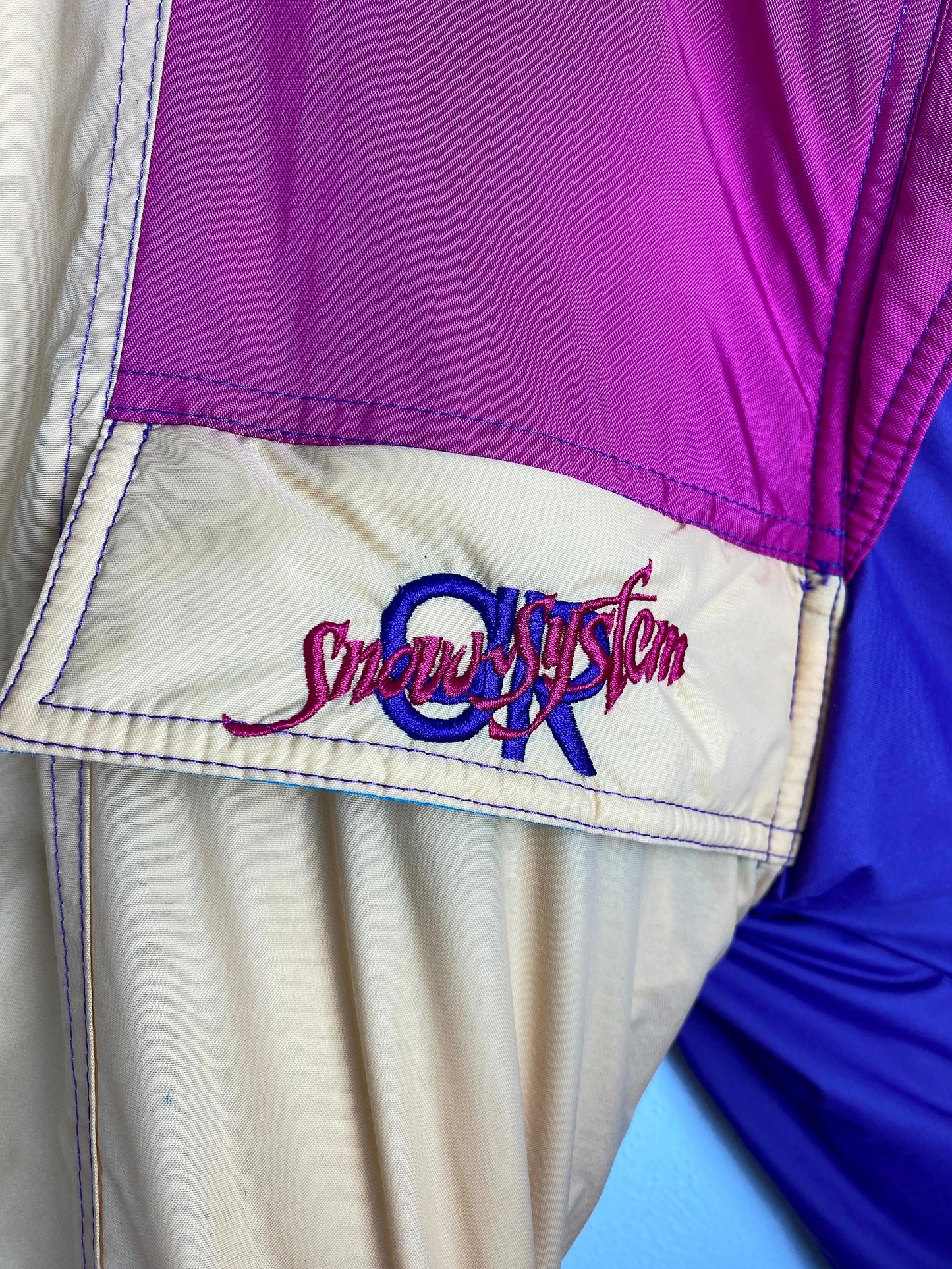 Gigi Rizzi retro 90's skipak colorblocking - vintageskipakkennl