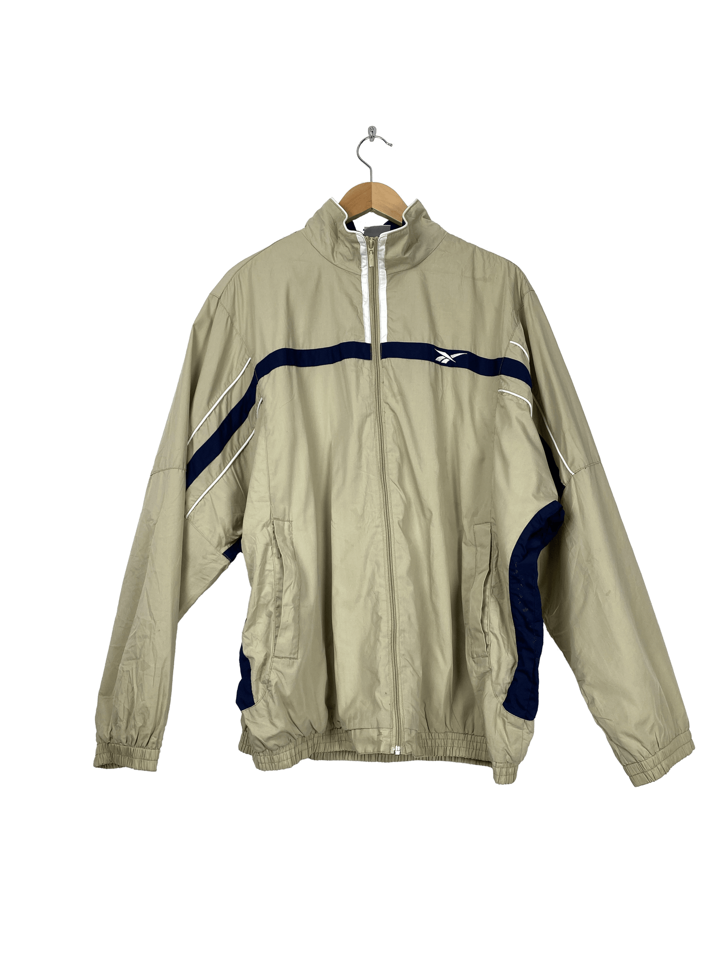 Reebok trainingsjasje beige - vintageskipakkennl